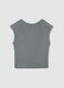 Women's Grey Cotton Blend Vest_4