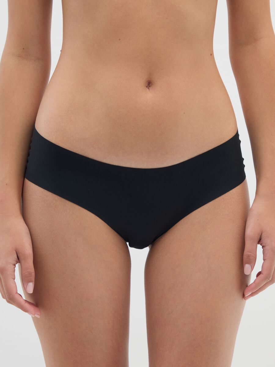 Slip elasticizzato nero regular fit_1