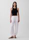 Pure cotton jogger trousers_5