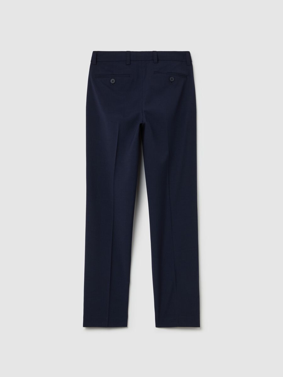 Chino trousers with darts_1