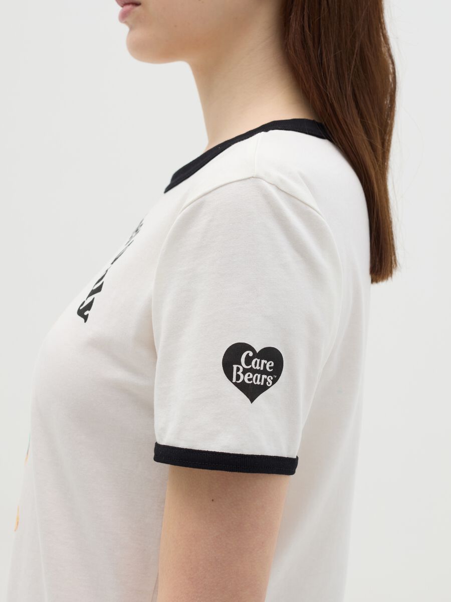 White T-shirt in cotton with Care Bears print_2