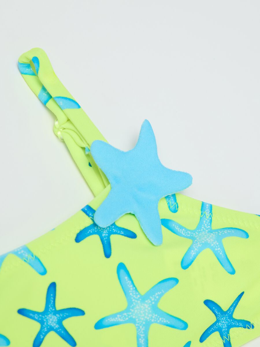 Girls’ bikini in multicoloured stretch fabric_2