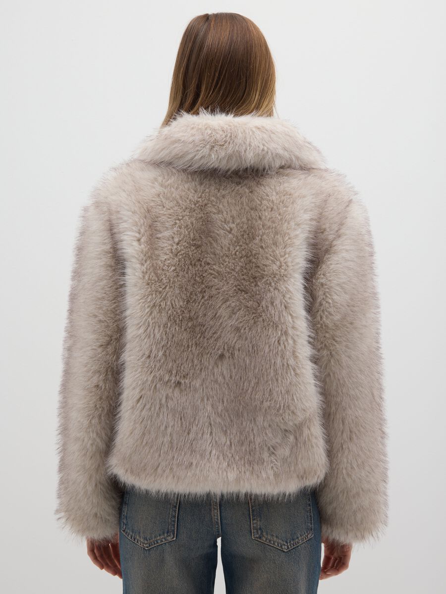 Beige Regular Fit Jacket_3