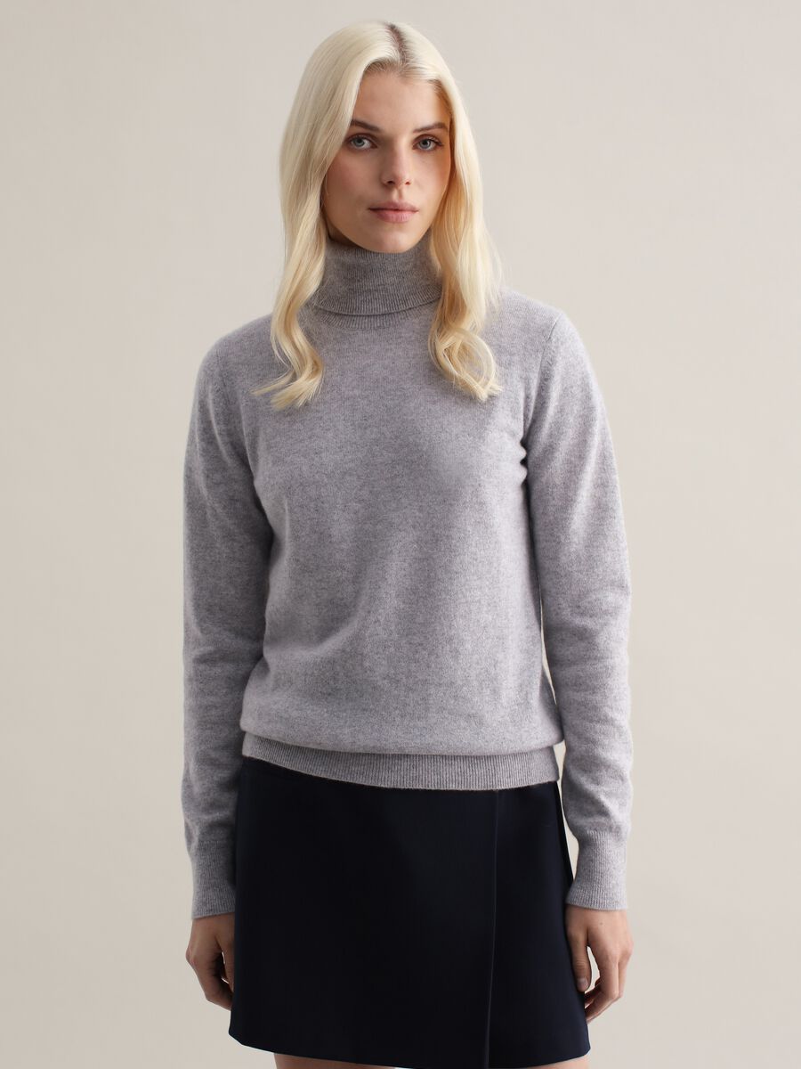 Turtleneck jumper in cashmere_0