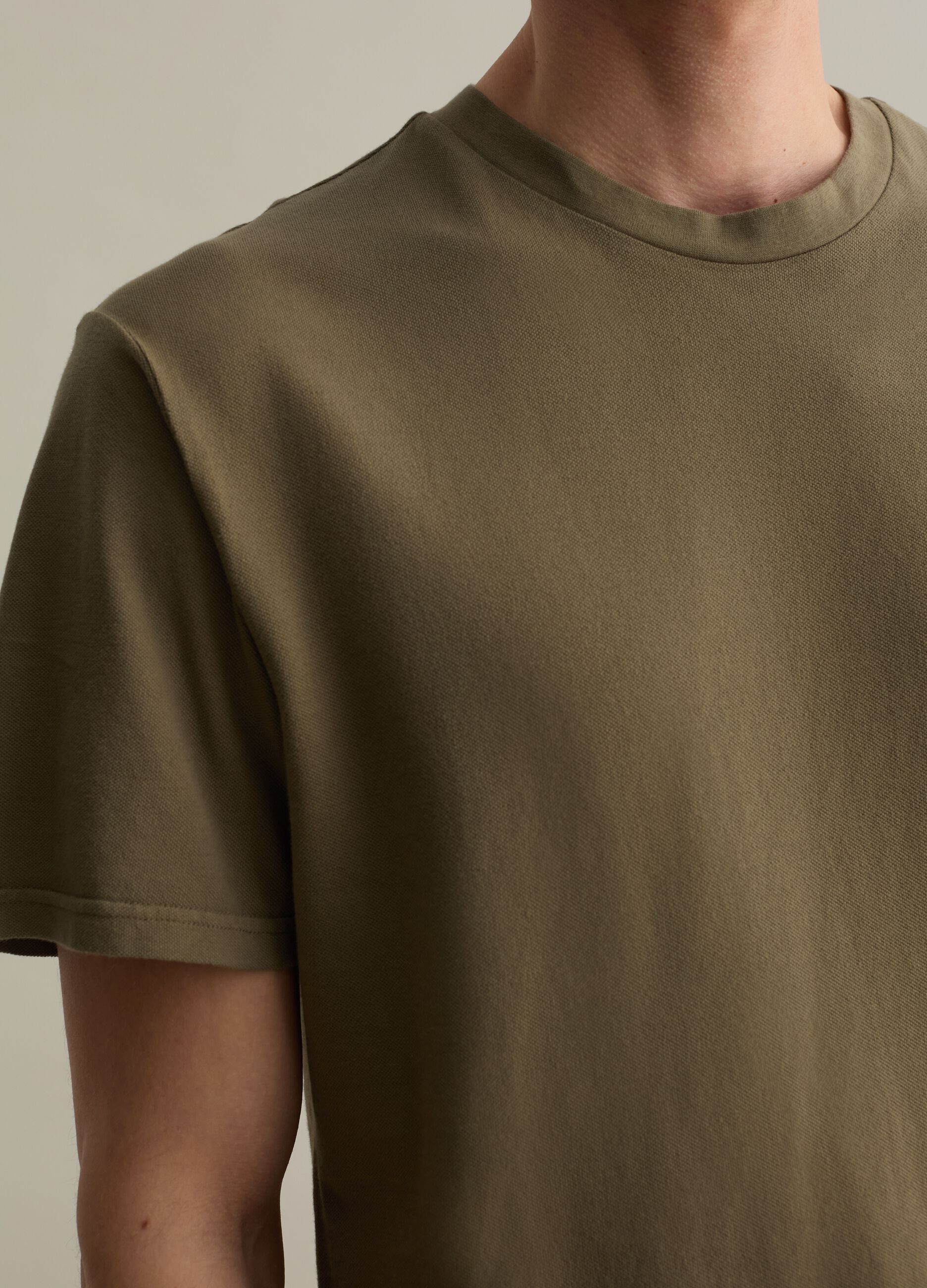 T-shirt in cotone tinta unita