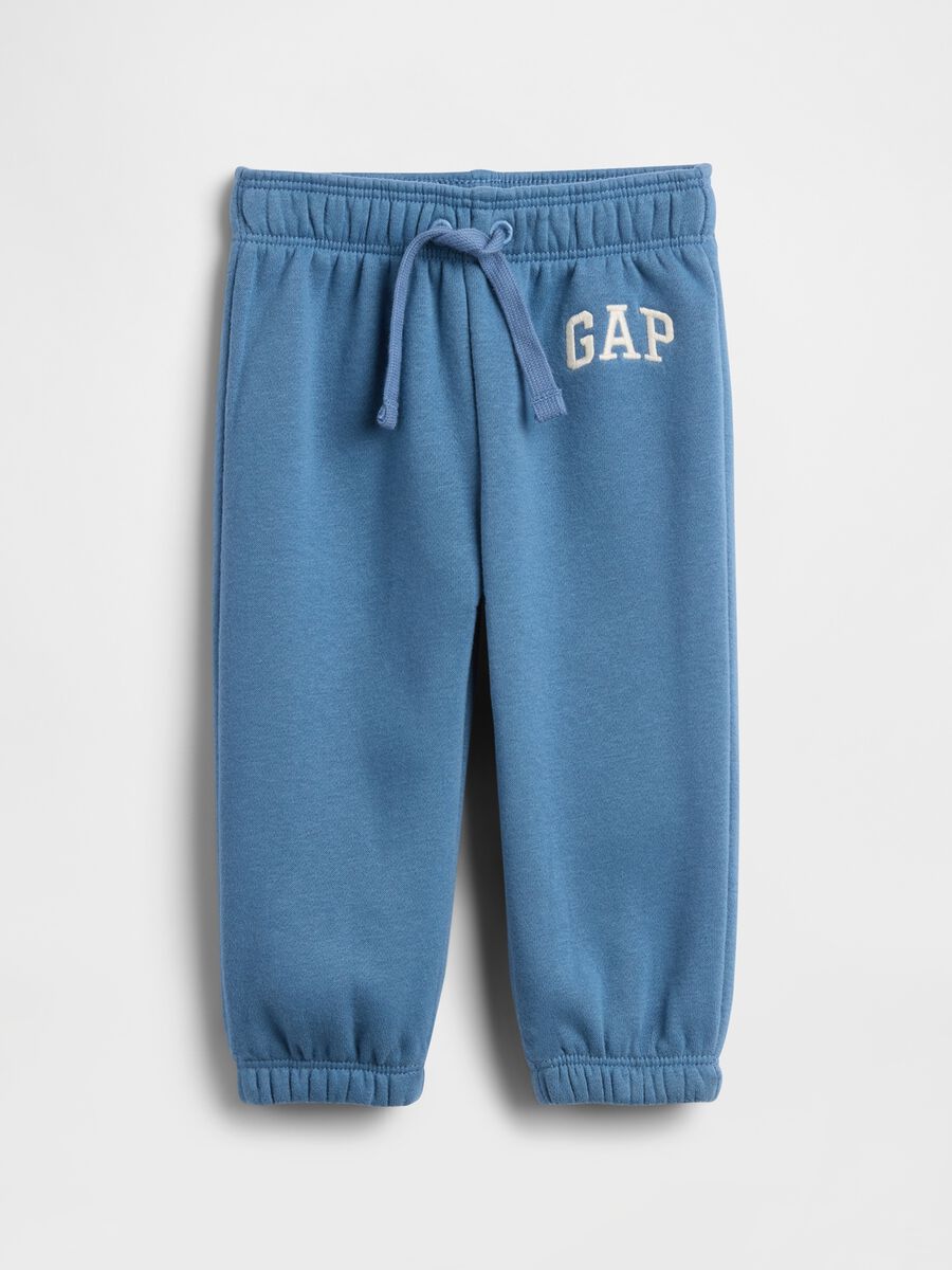 Pantaloni blu regular per neonato_0