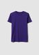 Purple crew-neck Supima cotton T-shirt, regular fit_0