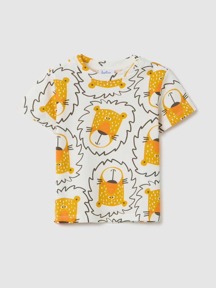 Multicolour pure cotton children's t-shirt regular fit_0