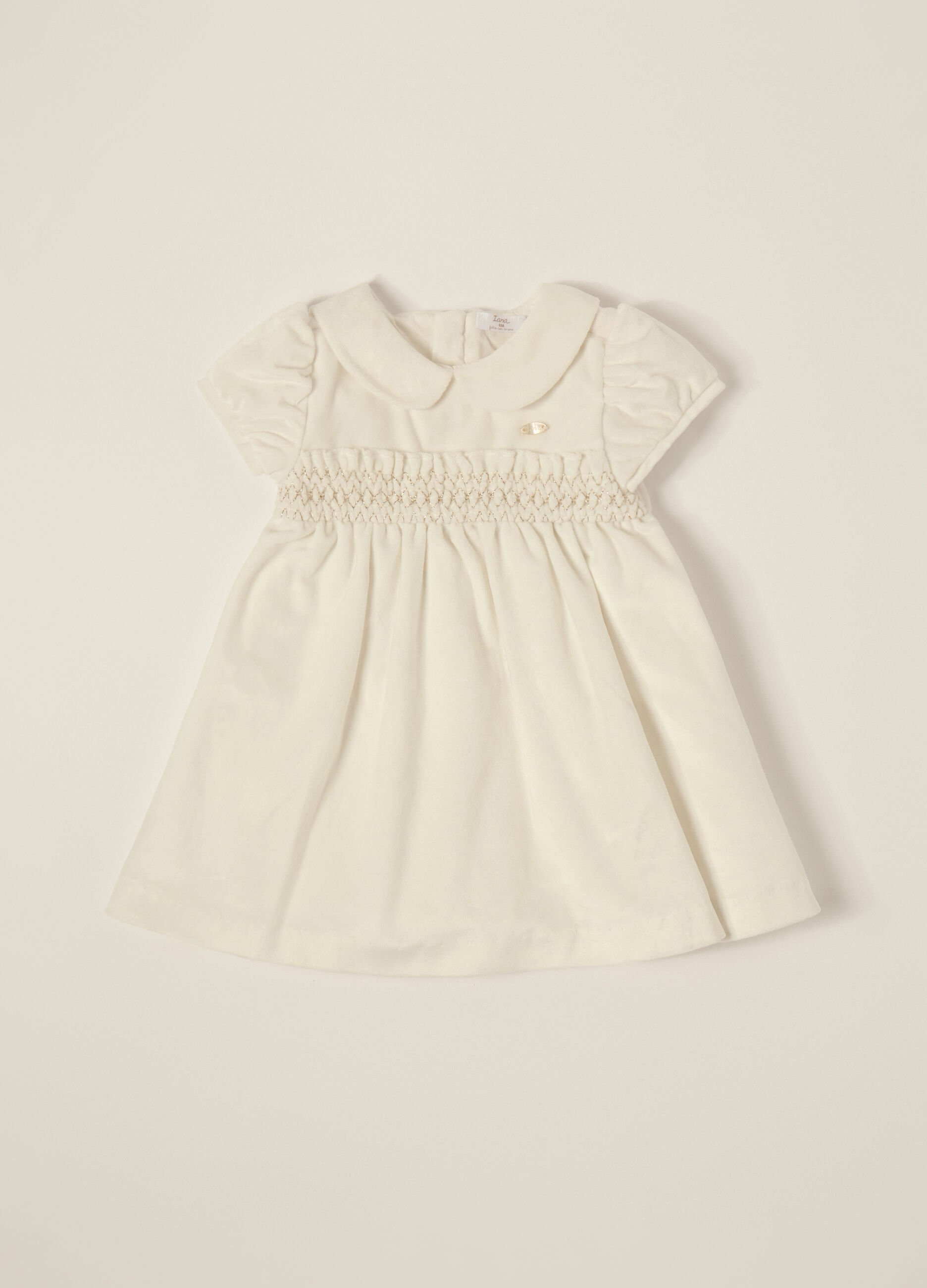 Vestito velour IANA neonata