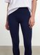 Blue Slim Fit Stretch Cotton Leggings_3