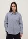 Multicoloured stripe cotton blend shirt regular fit with buttons_1