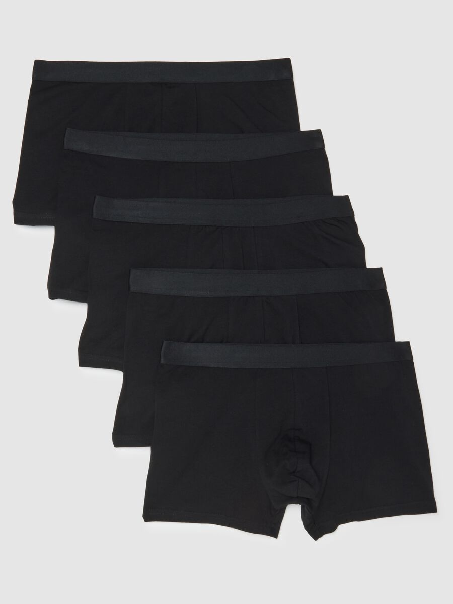 Multipack boxer neri in cotone elasticizzato regular fit_4