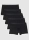 Multipack of black stretch cotton regular fit boxer shorts_4