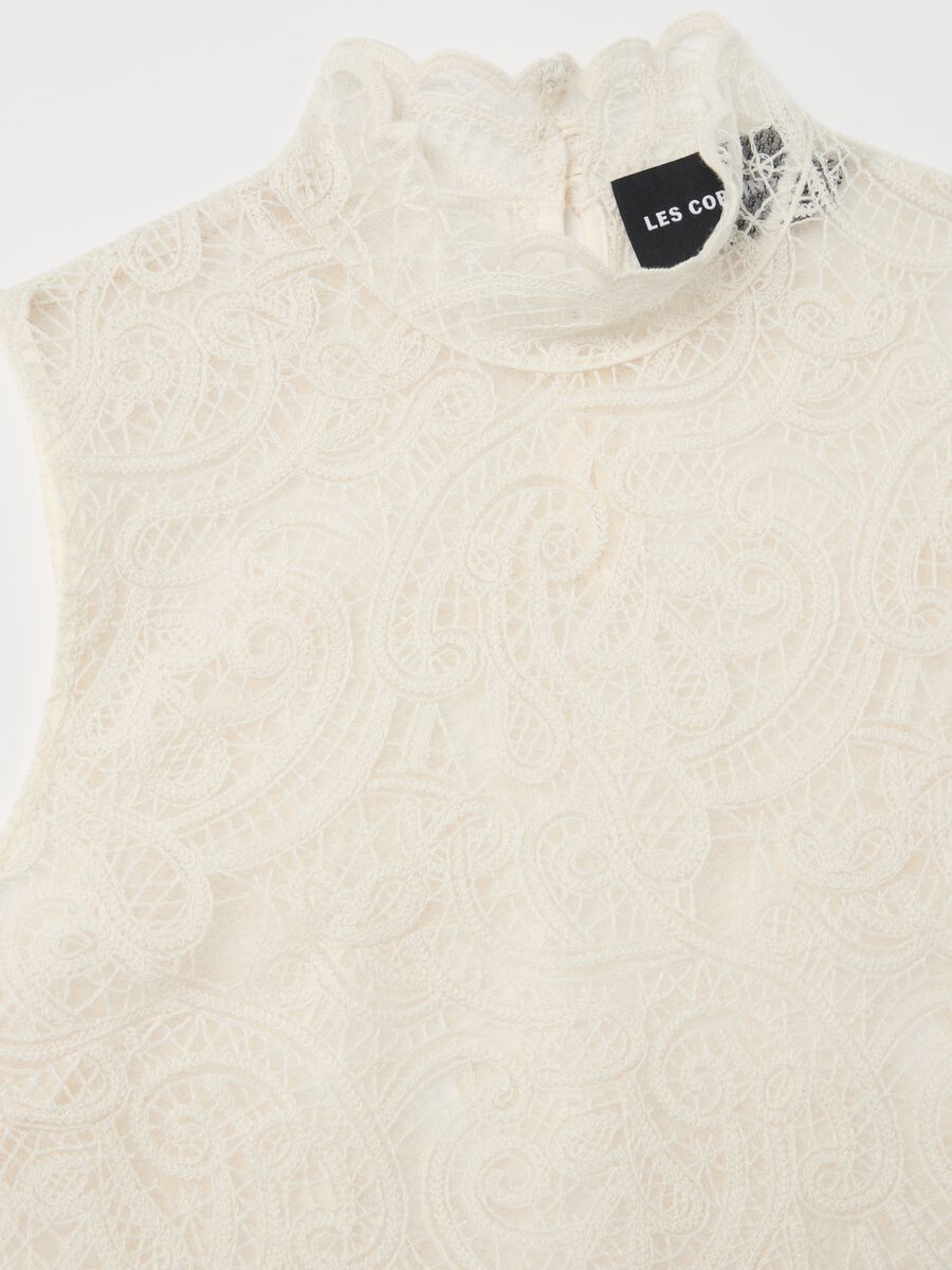 Blusa smanicata in pizzo_1