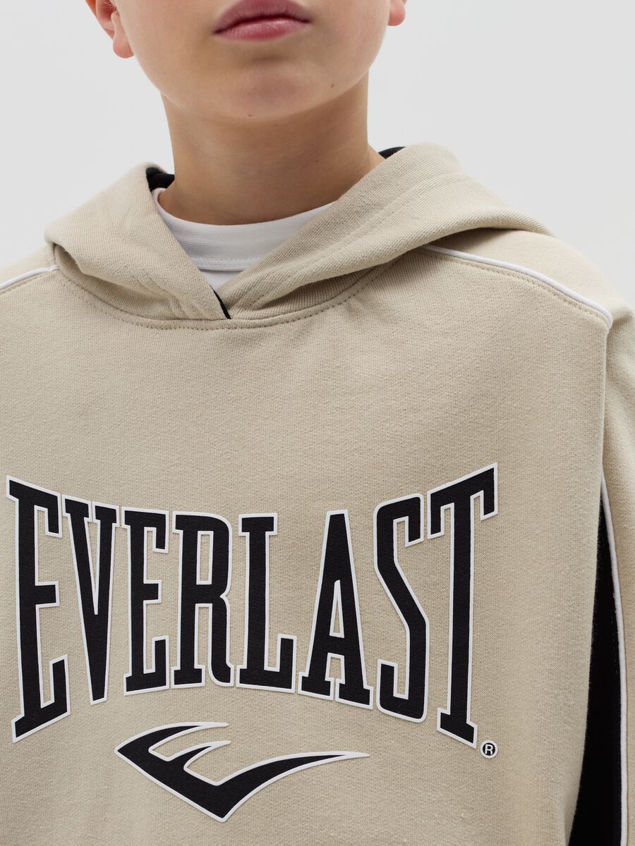Sweatshirt with hood and logo print_1