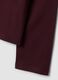 T-shirt viola in jersey di puro cotone a maniche lunghe regular fit_1