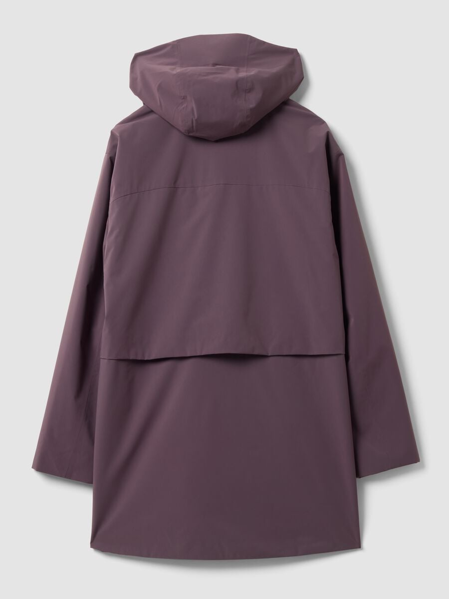 Parka viola imbottito idrorepellente e traspirante con cappuccio ALTAVIA STUDIO_6
