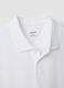 White stretch cotton-blend polo regular fit_5