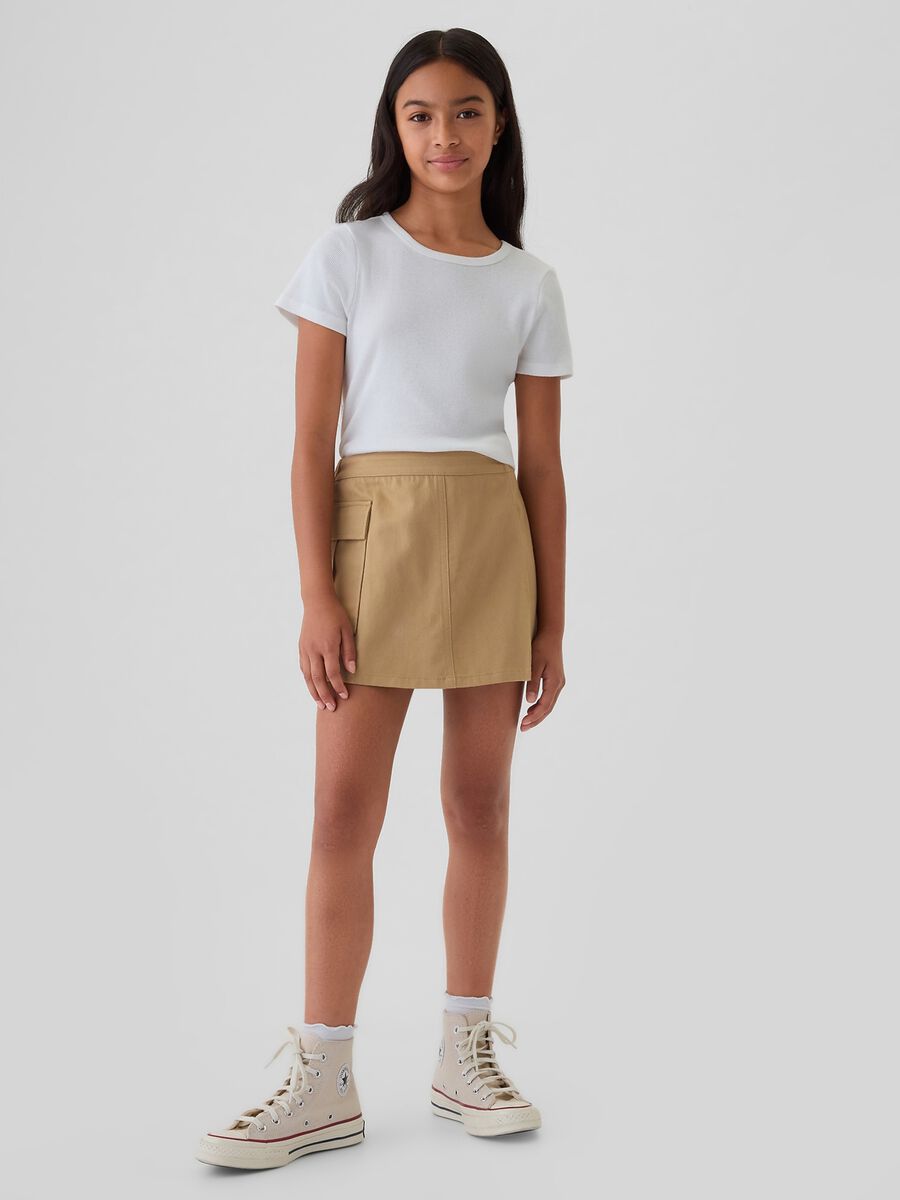 Utility skort with pocket_1