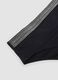 Slip da mare in tessuto elasticizzato nero con ricami_5