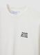 White relaxed-fit pure cotton T-shirt with chest slogan_2