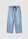 Children's regular fit light blue denim cotton mix jeans_0