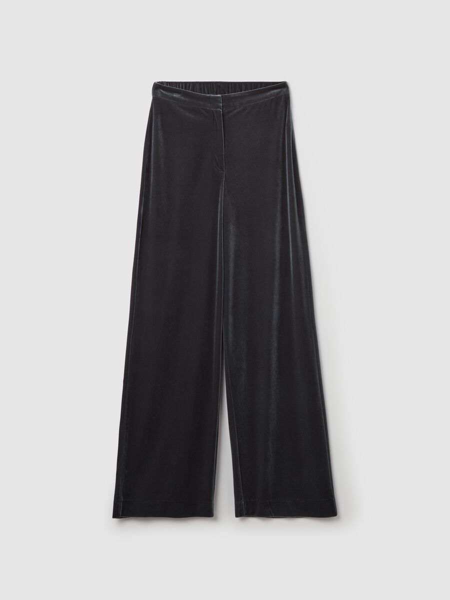 Wide-leg trousers in velvet_4