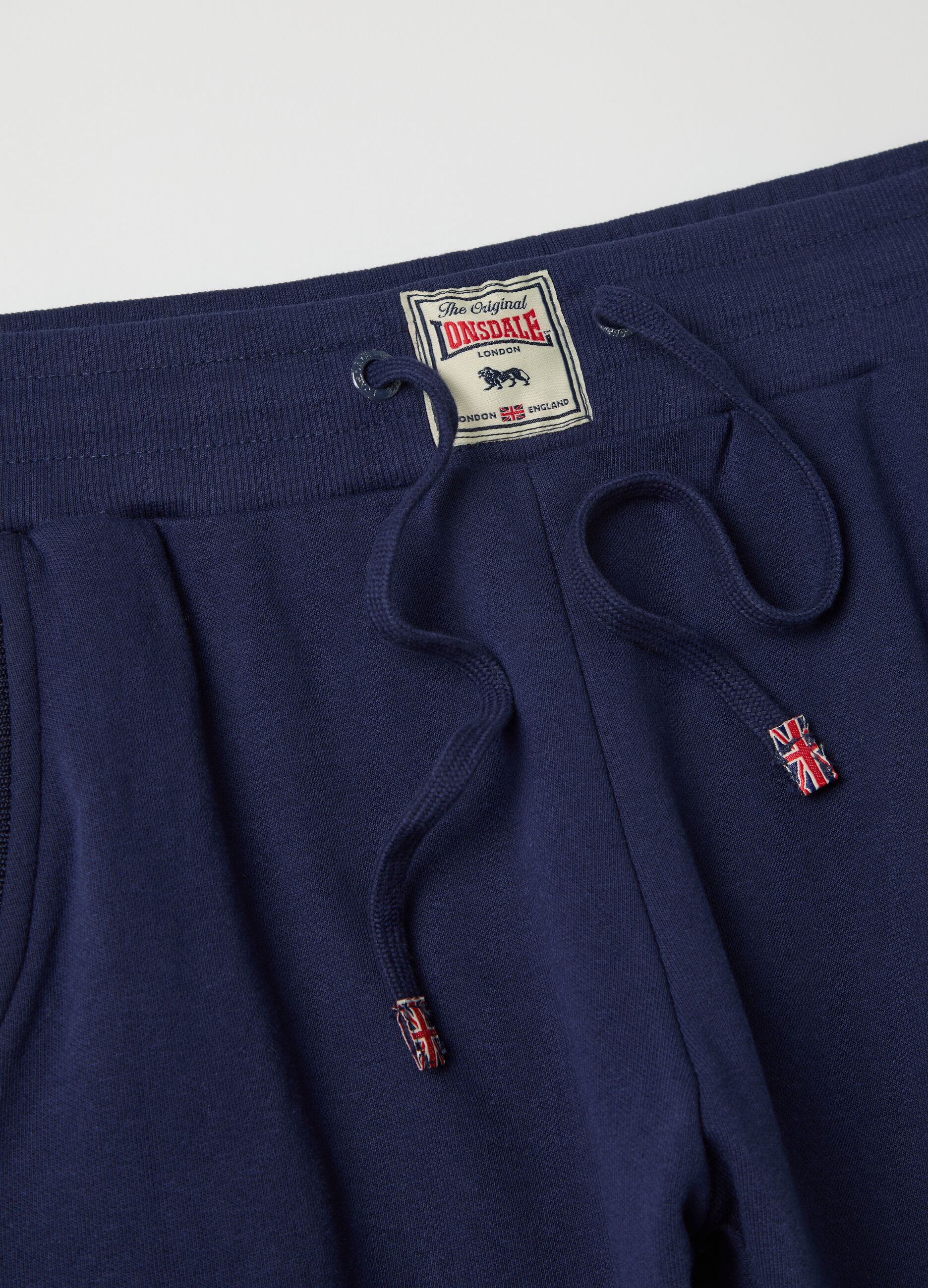 Slim-fit joggers with drawstring and logo embroidery