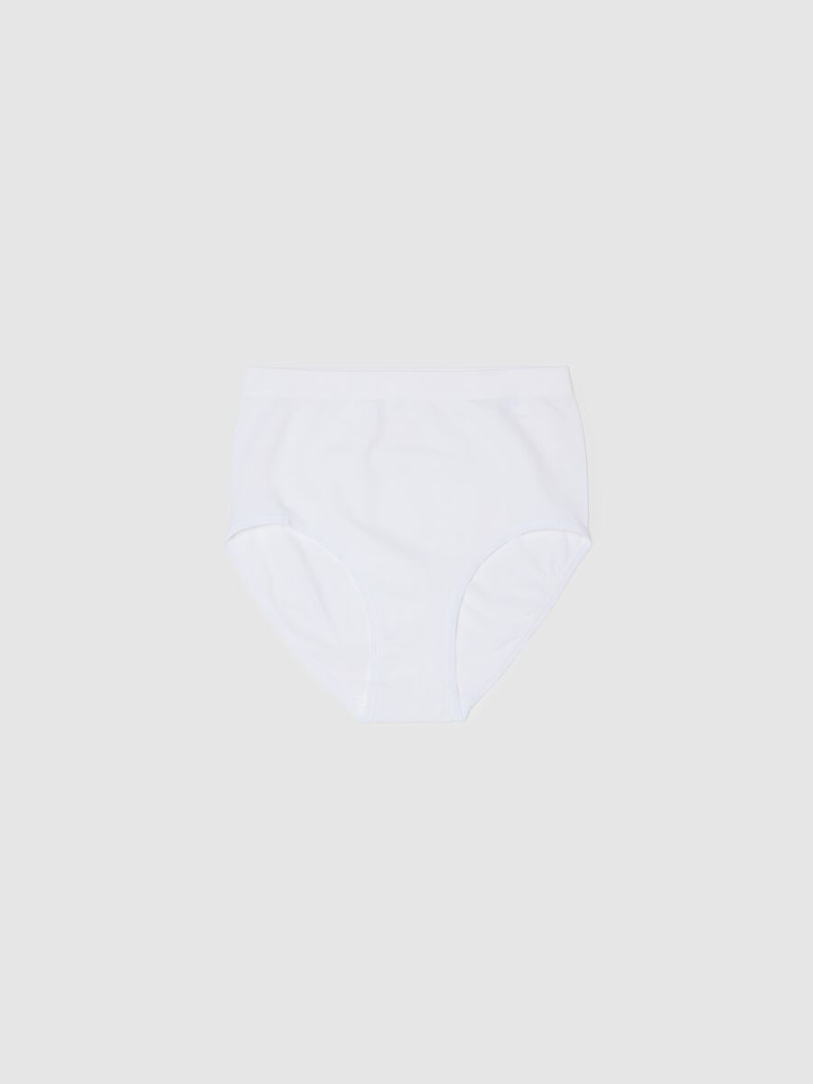 Slip in tessuto elasticizzato bianco_4