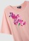 Pink pure cotton regular fit t-shirt with print_5
