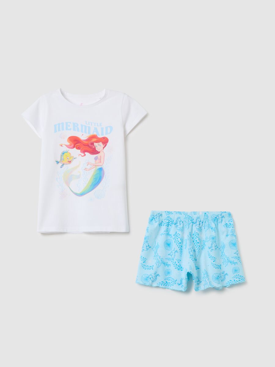 Girls' white pure cotton pyjamas regular fit_0