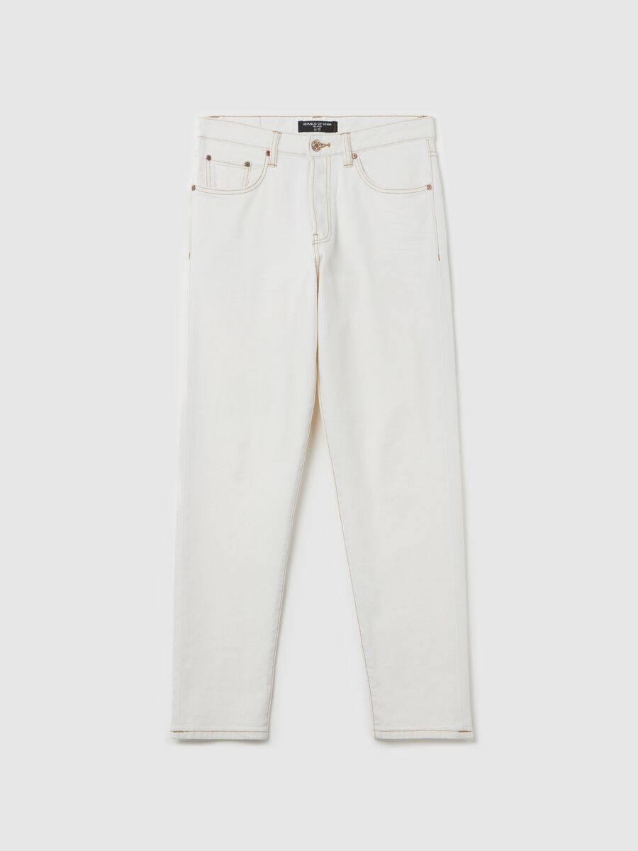 Relaxed-fit jeans in stretch hemp and cotton_4