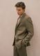 Regular Fit Brown Pure Linen Blazer_0