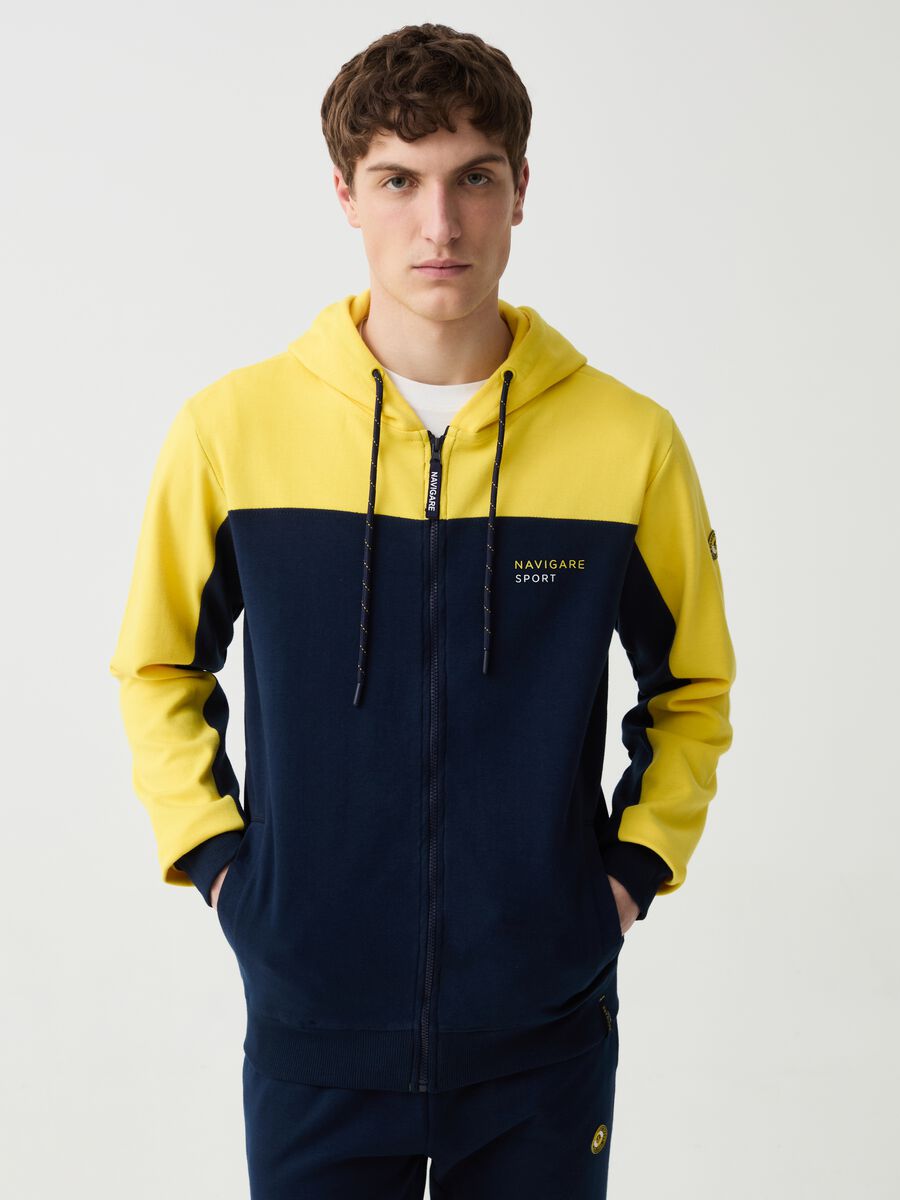 Navigare Sport two-tone full-zip with hood_0