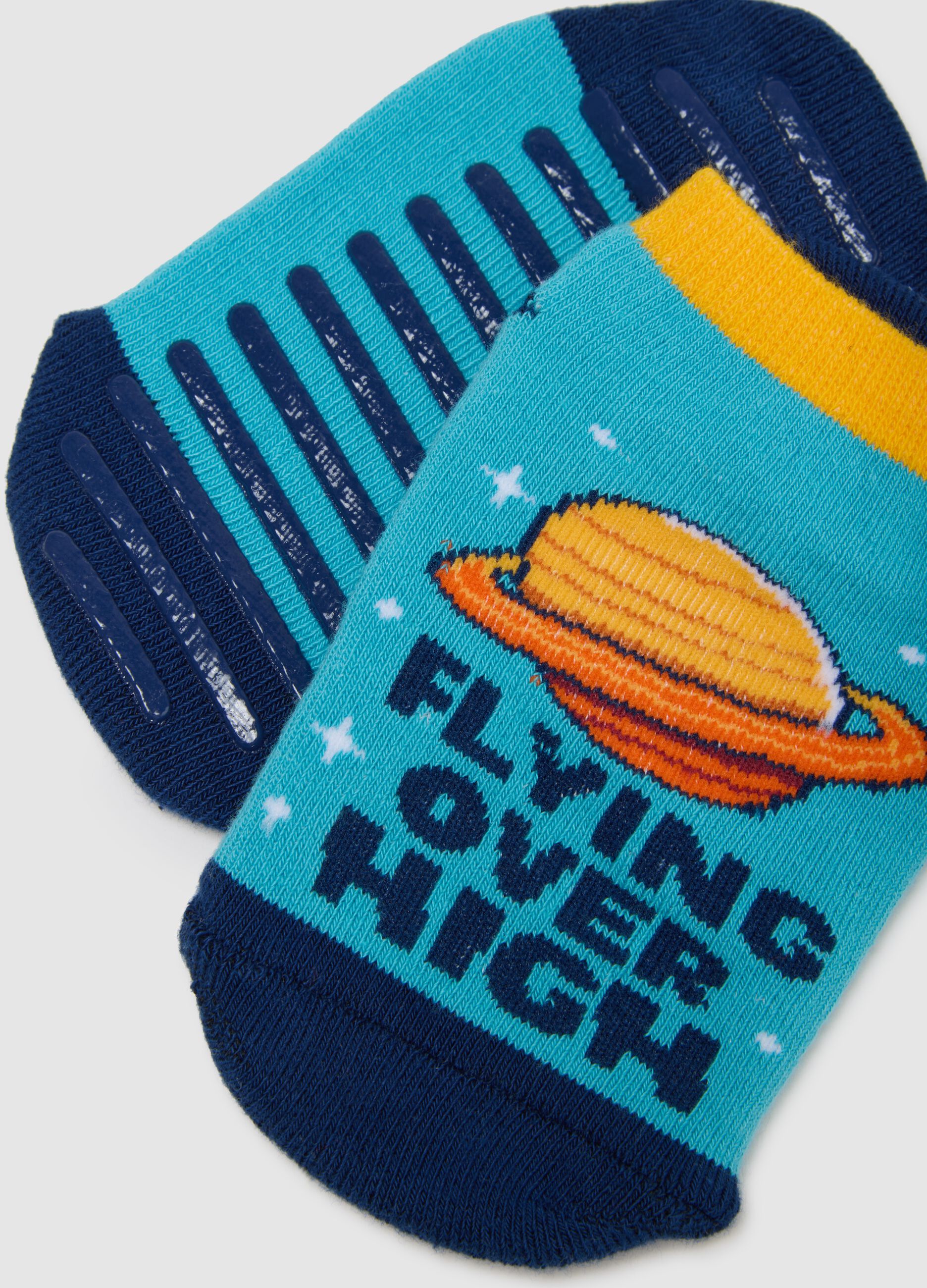 Multicoloured children's cotton blend socks