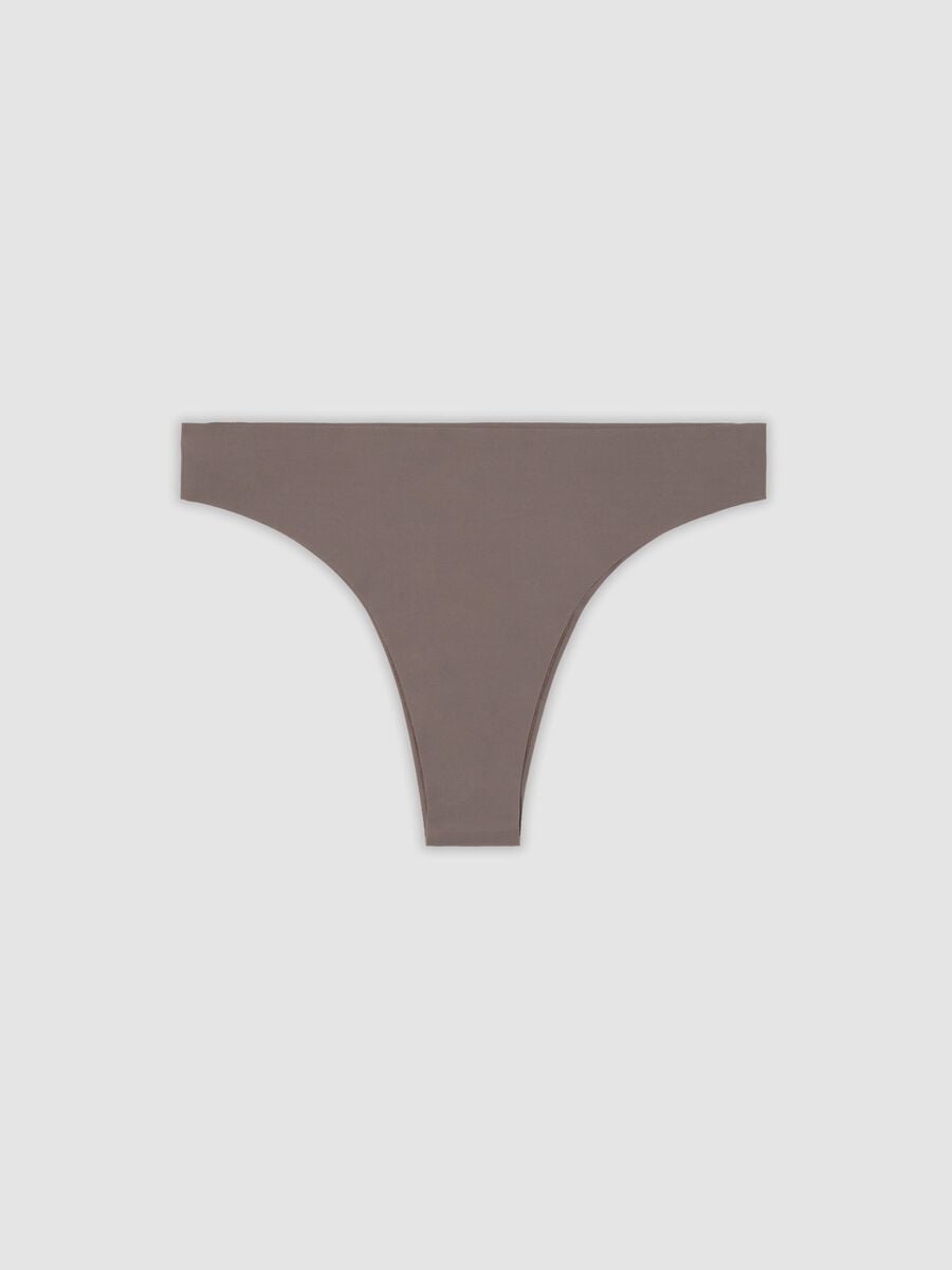 Grey Brazilian briefs in stretch fabric_0