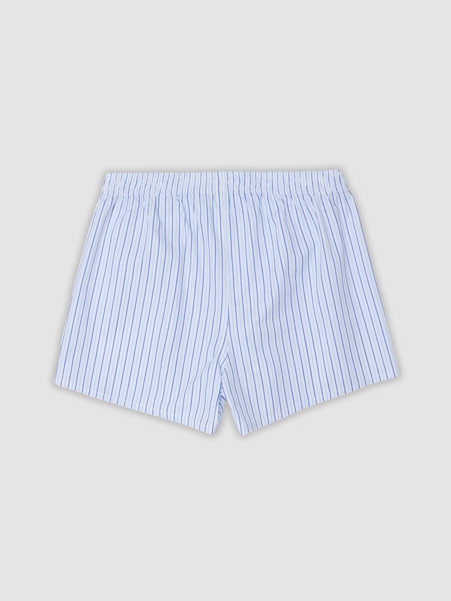2-pack men&rsquo;s white and light blue boxer shorts in pure organic cotton_2