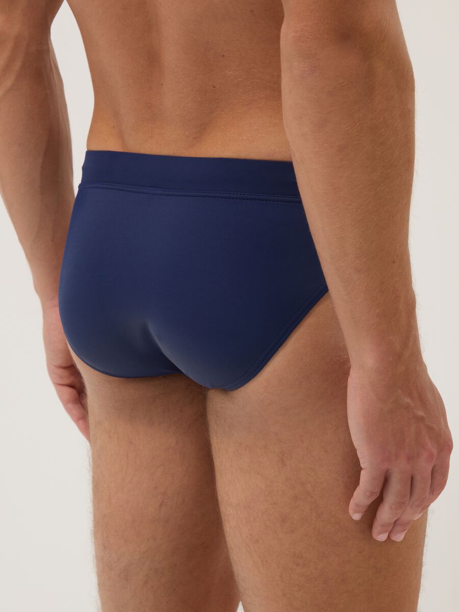 Blue stretch swim briefs_2