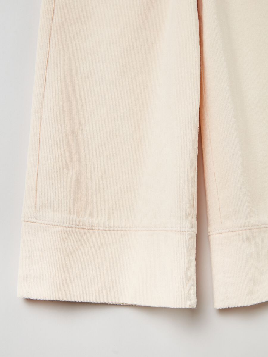 Pantaloni wide leg in corduroy_2