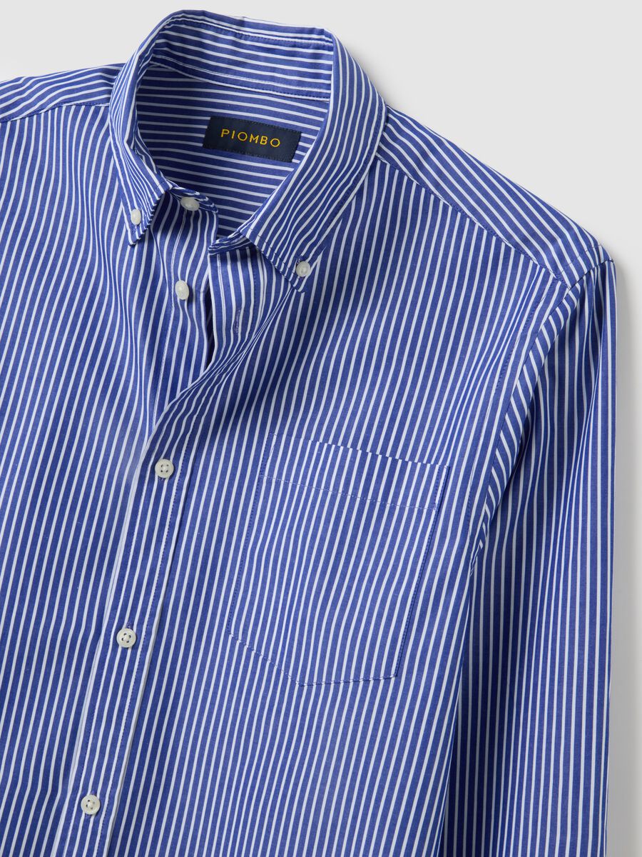 Multicoloured pure cotton regular fit shirt_1