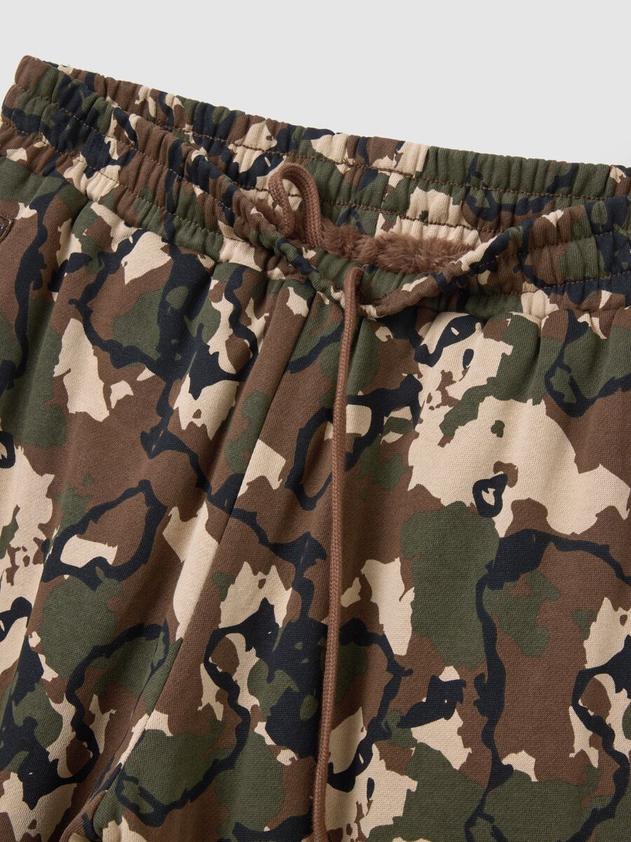 Teddy Cargo Sweatpants Camouflage_7