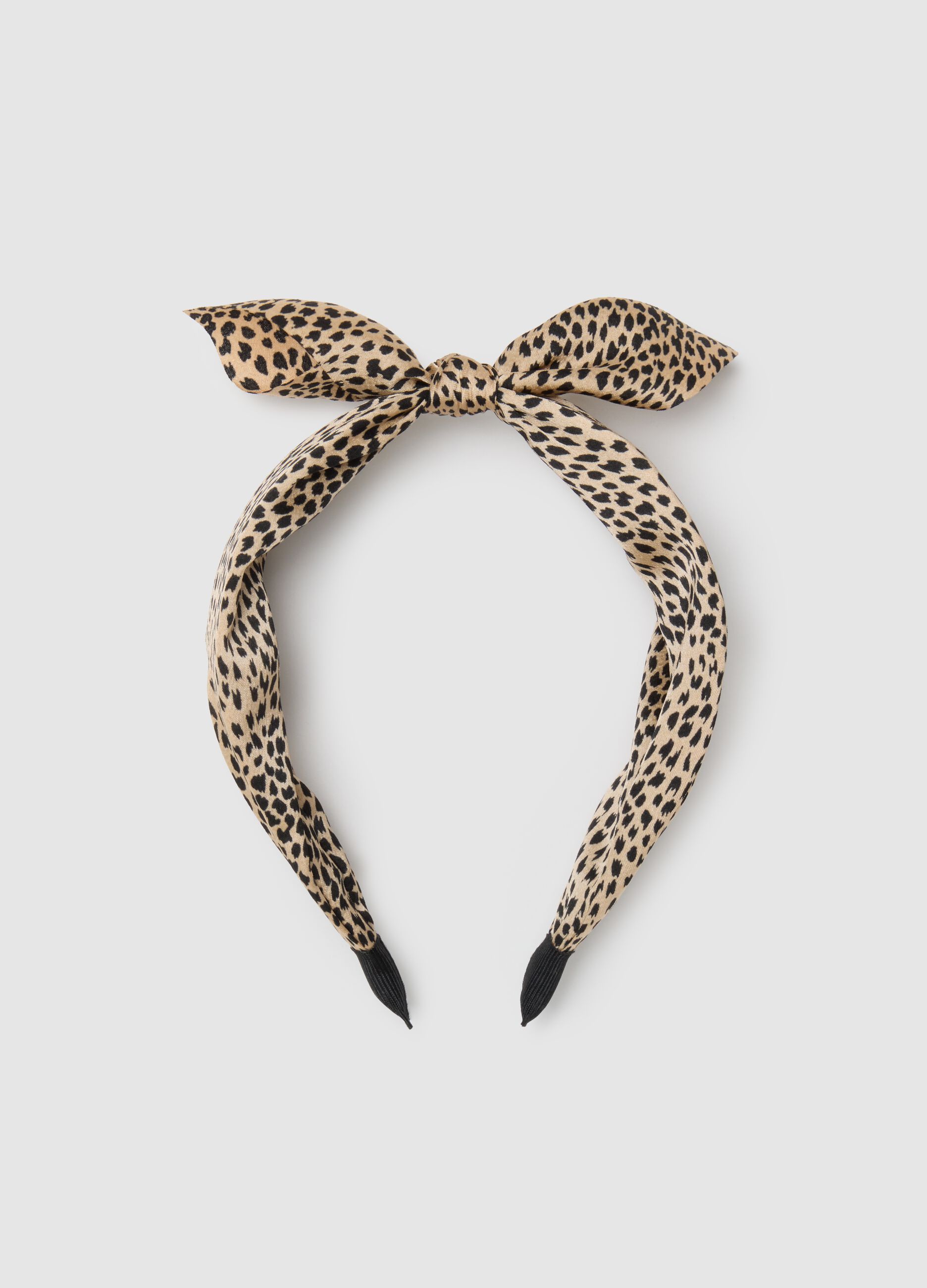 Women's Multi-Color Headband with Leopard Print