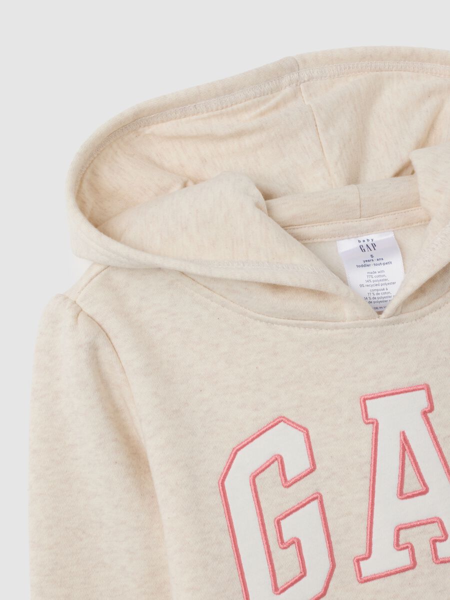 Sweatshirt with hood and logo patch_2