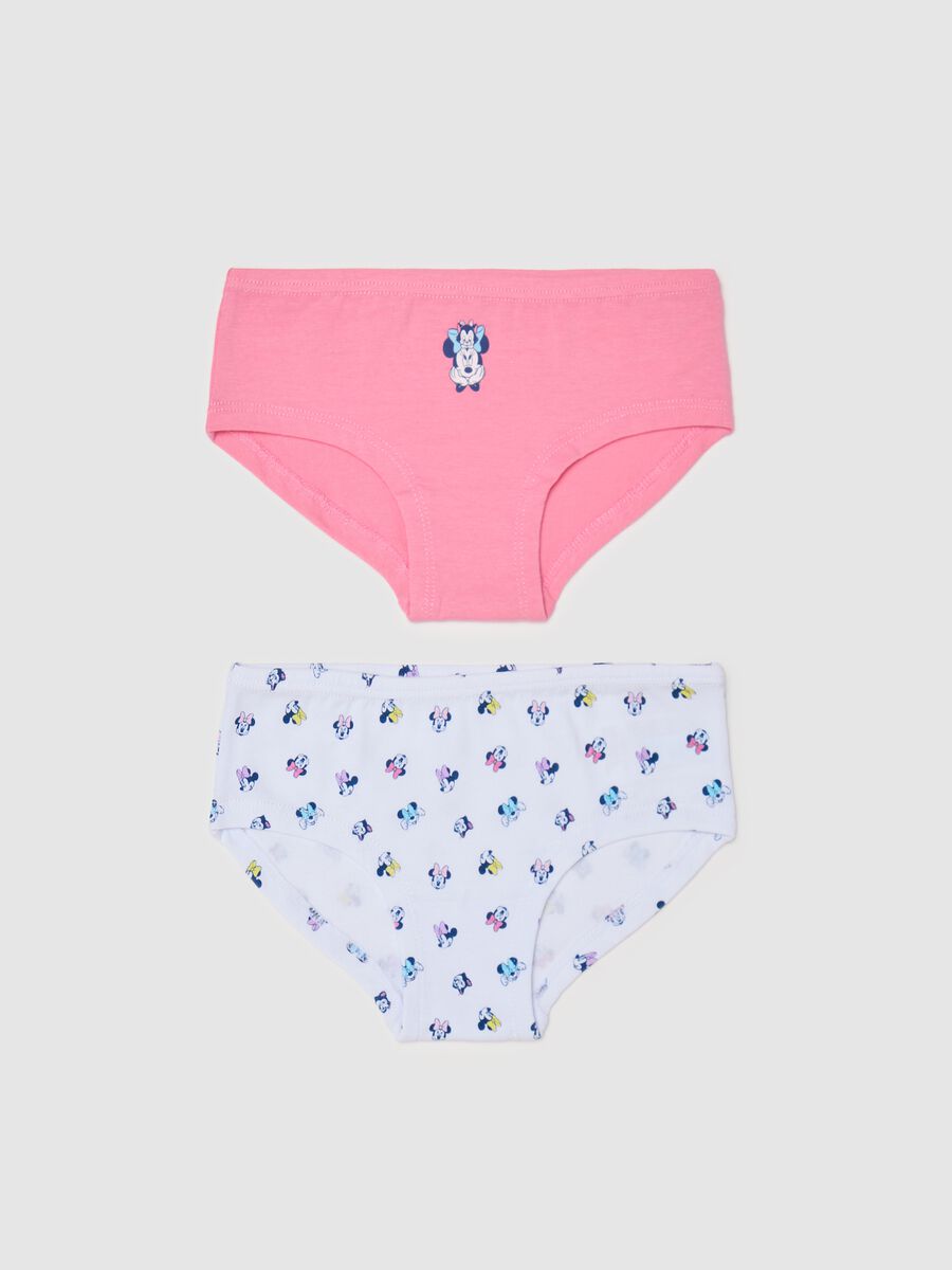 Two-pack knicker shorts with Minnie Mouse and Figaro print_0