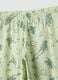 Children's regular fit green pure cotton pyjamas with prints_3