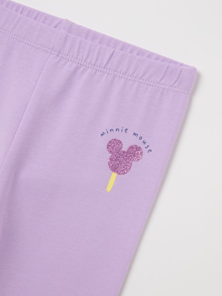 Jogging set in cotone stretch Minnie e Topolino _3