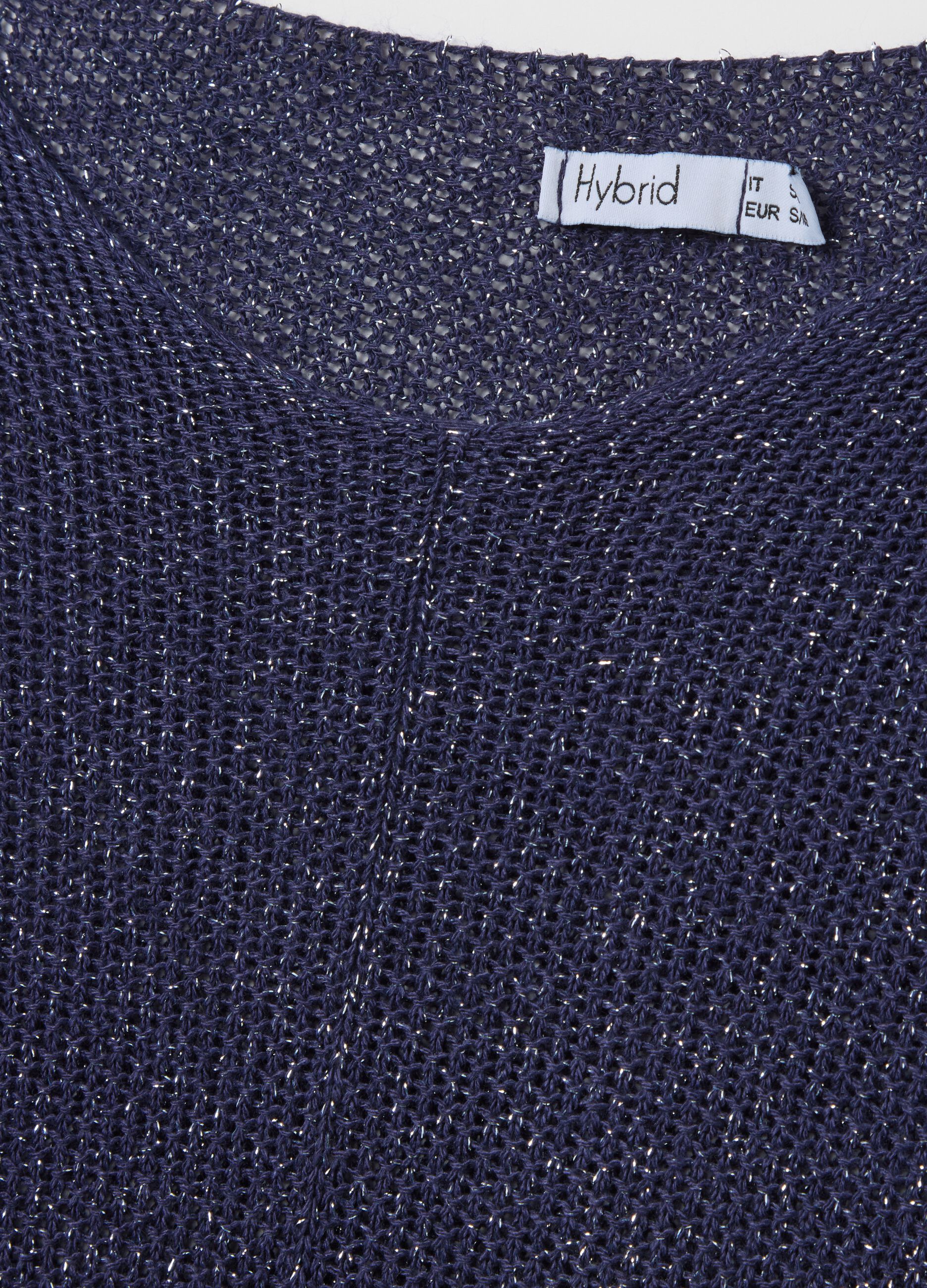 Maglione da donna blu regular fit