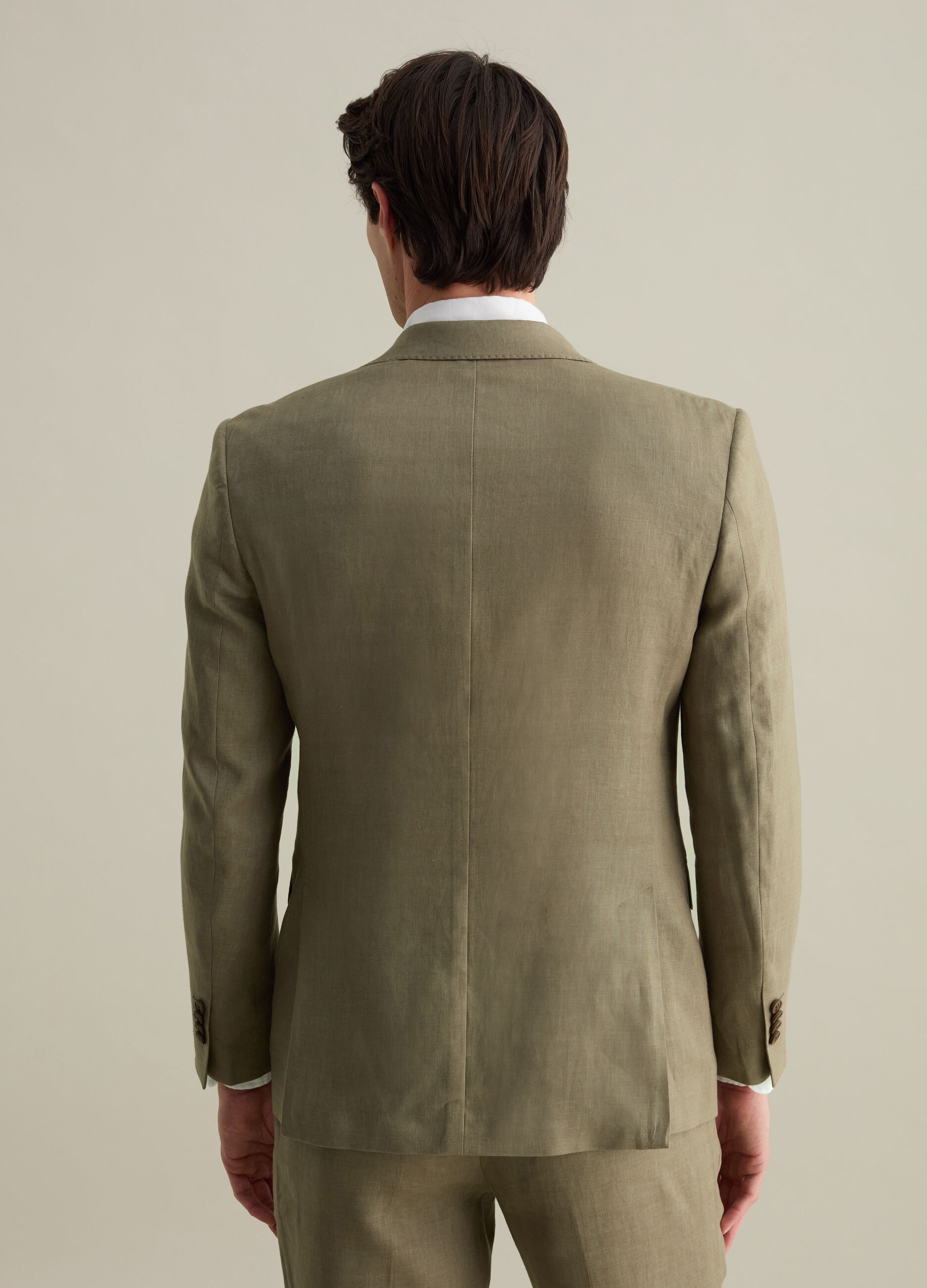 Blazer monopetto regular fit in lino Contemporary