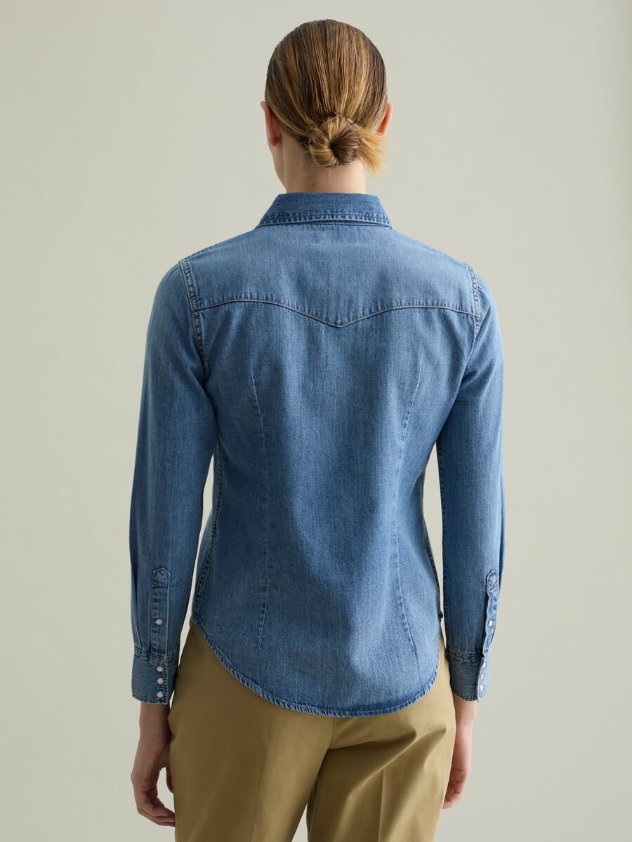 Western shirt in denim_3