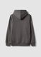 Grey cotton-blend hoodie with Chicago Bulls print_6